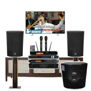 COMBO KARAOKE MK ACOUSTIC GD-009 LOA MK SQ10 – SUB SB12PRO – Vang MK 8900